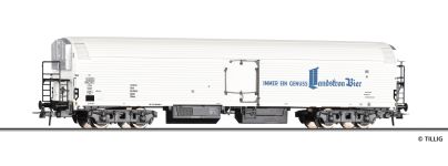 Tillig 77083 - H0 - Maschinenkühlwagen Landskron Brau-Manufaktur Görlitz, DR, Ep. IV